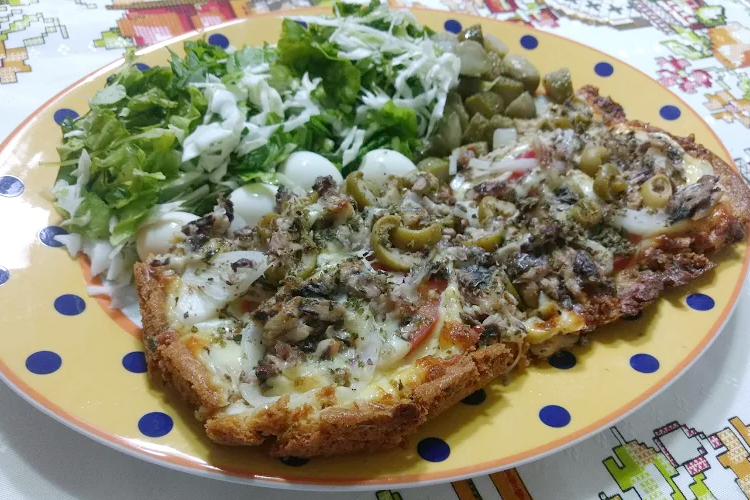 pizza pan massa receita cetogenica low carb
