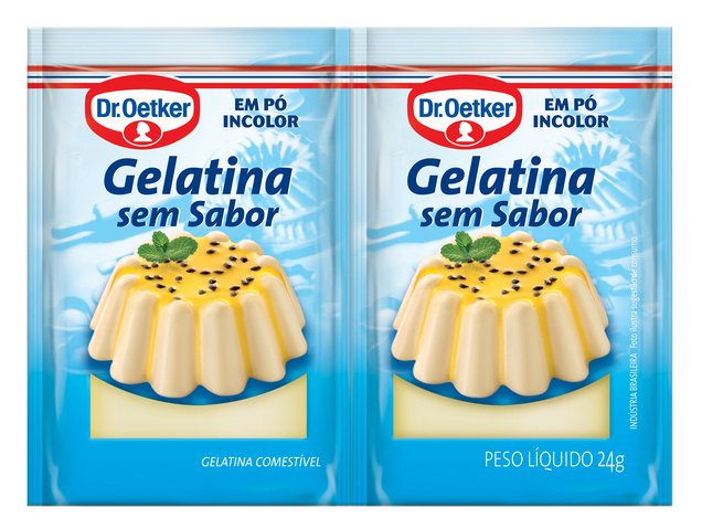 gelatina sem sabor sache cheesecake